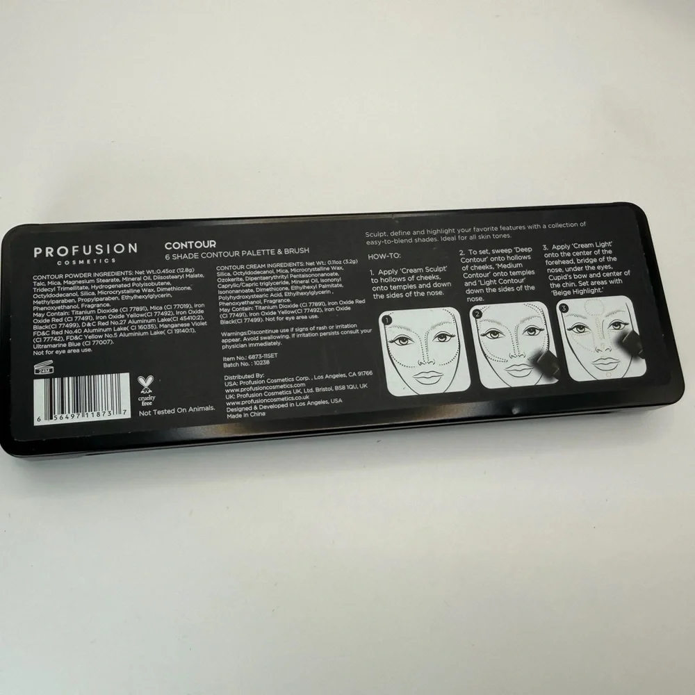 Profusion Cosmetics Contour Makeup Pallet NIB